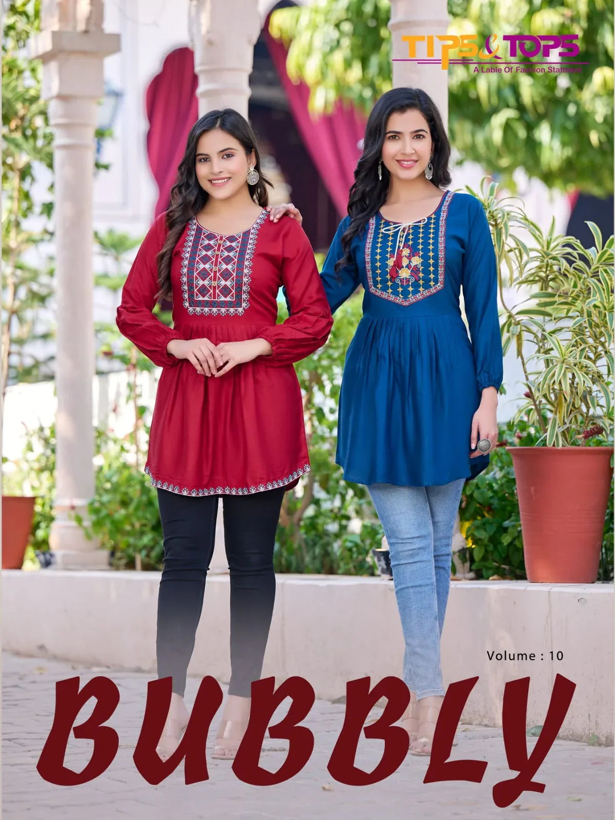 Tips &amp; Tops Bubbly Vol 10 Fancy Western Kurti Anant Tex Exports Private Limited