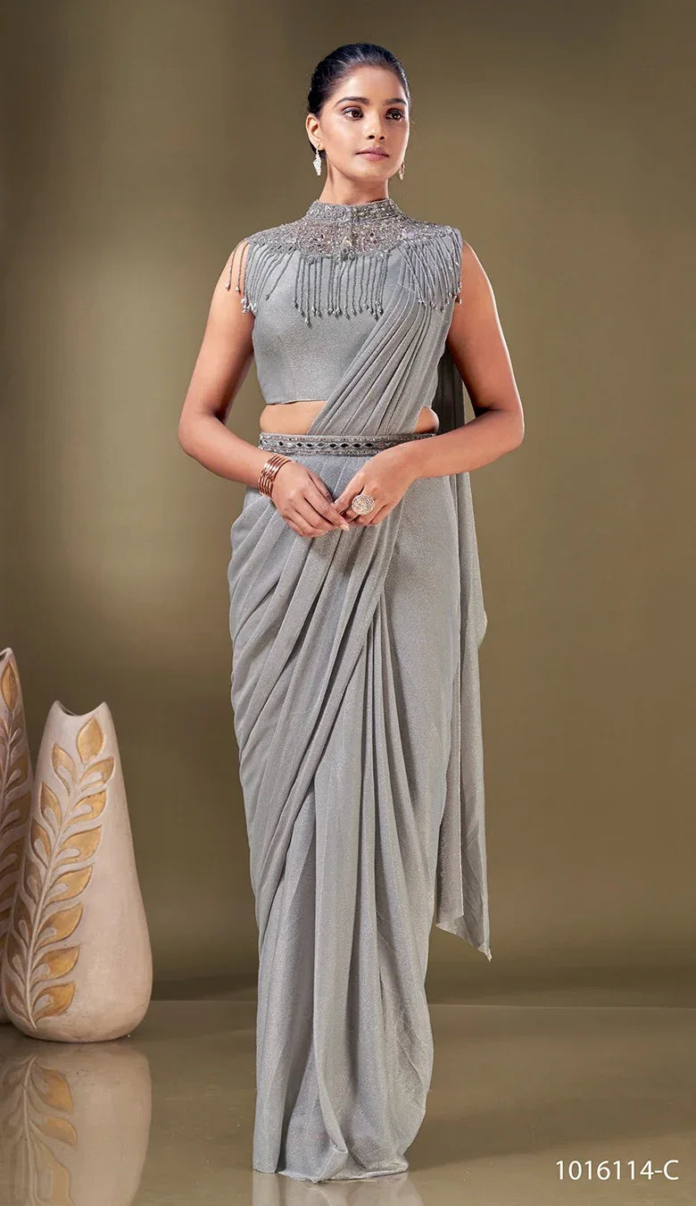 READY TO WEAR SAREE- D.NO 1016114 Anant Tex Exports Private Limited