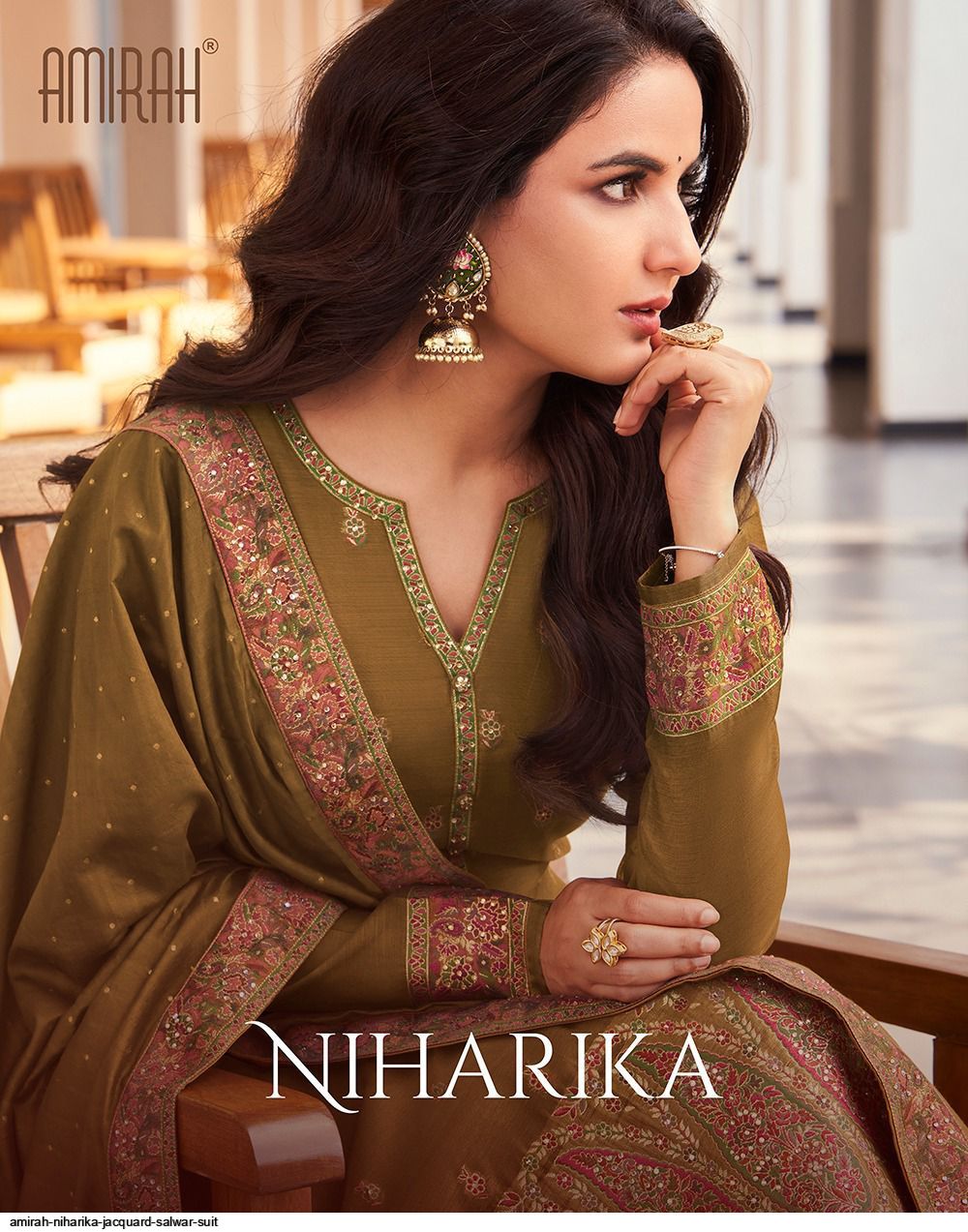 AMIRAH NIHARIKA JACQUARD SALWAR SUIT Anant Tex Exports Private Limited