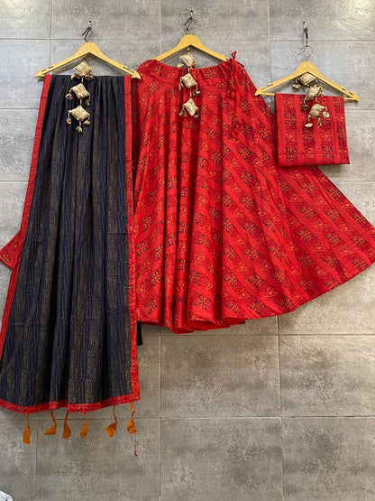 Cotton Printed Lehenga Anantexports