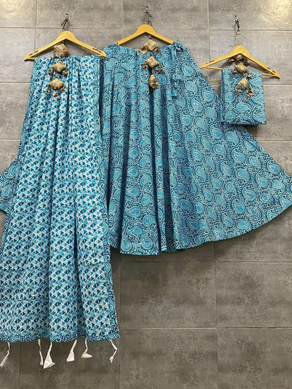 Cotton Printed Lehenga Anantexports
