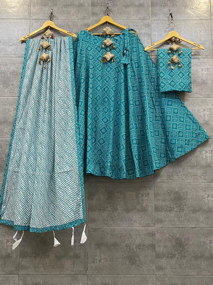 Cotton Printed Lehenga Anantexports
