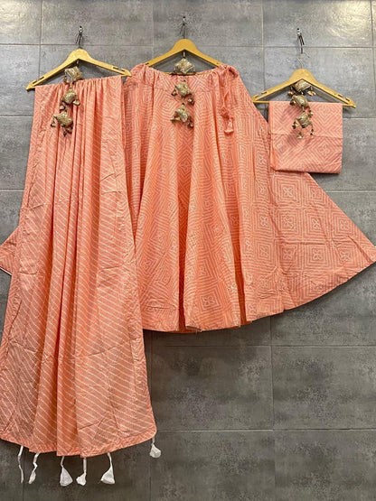Cotton Printed Lehenga Anantexports
