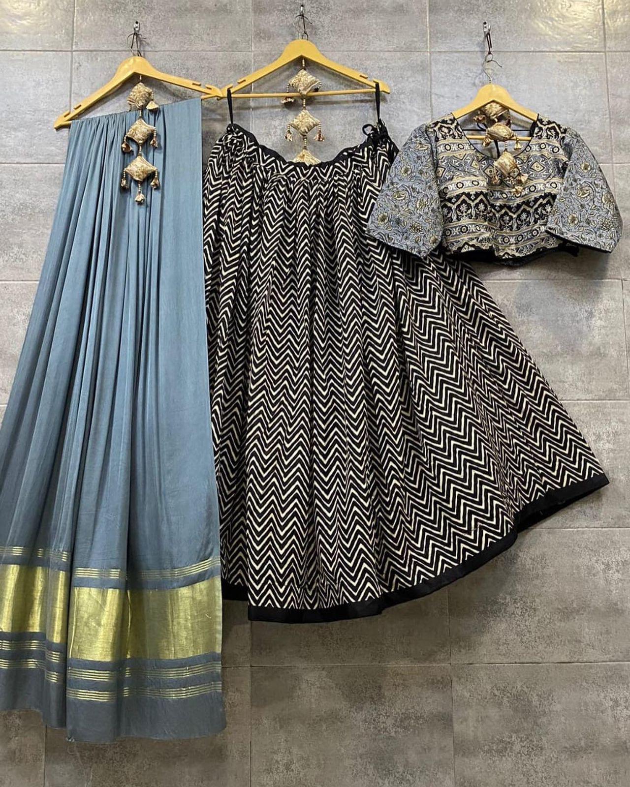 Party wear Pasmina Lehriya Lehenga Anantexports