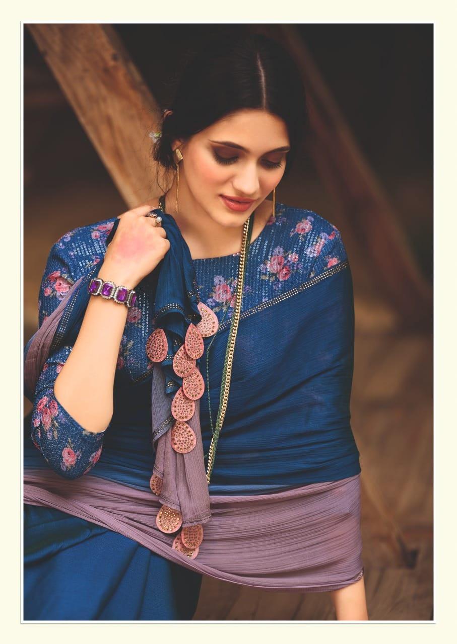 Partywear Chiffon Saree S.R Aruna Anantexports