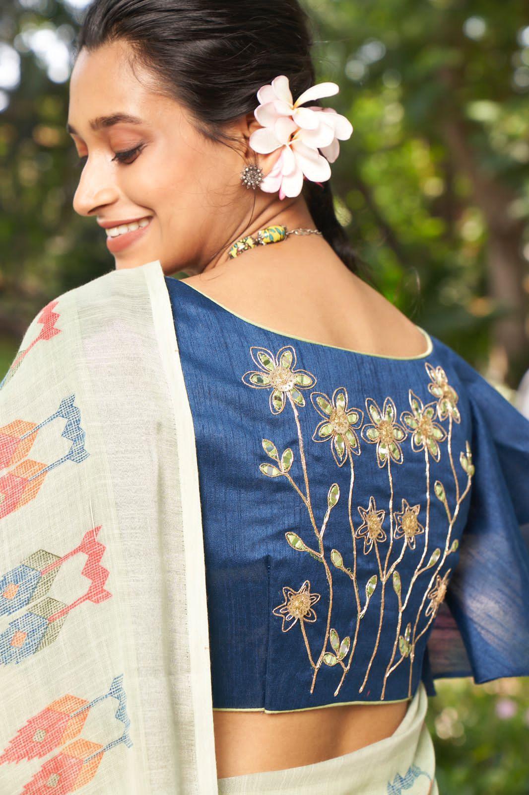 Pure Linen Sarees Anantexports
