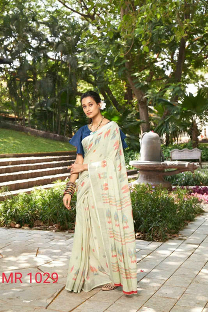 Pure Linen Sarees