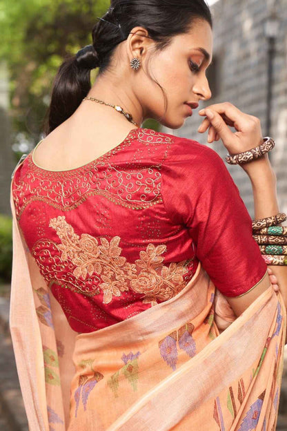 Pure Linen Sarees