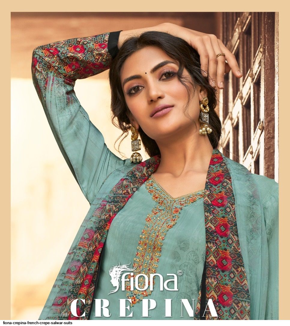 FIONA CREPINA DESIGNER FRENCH CRAPE FANCY SALWAR KAMEEZ Anant Tex Exports Private Limited