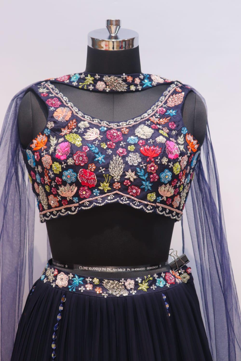 Partywear Designer Lehenga mist