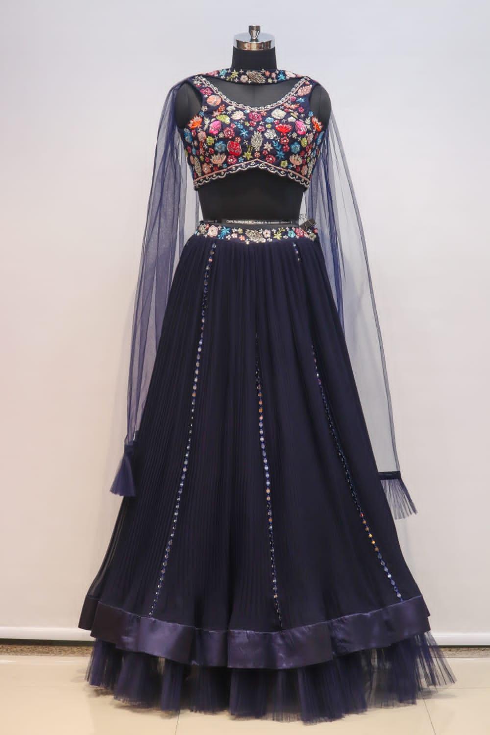 Partywear Designer Lehenga mist