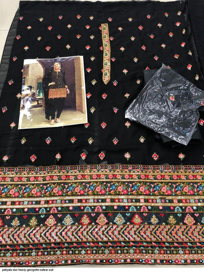 Patiyala Star Heavy Georgette Salwar Suit 1211 Anant Tex Exports Private Limited