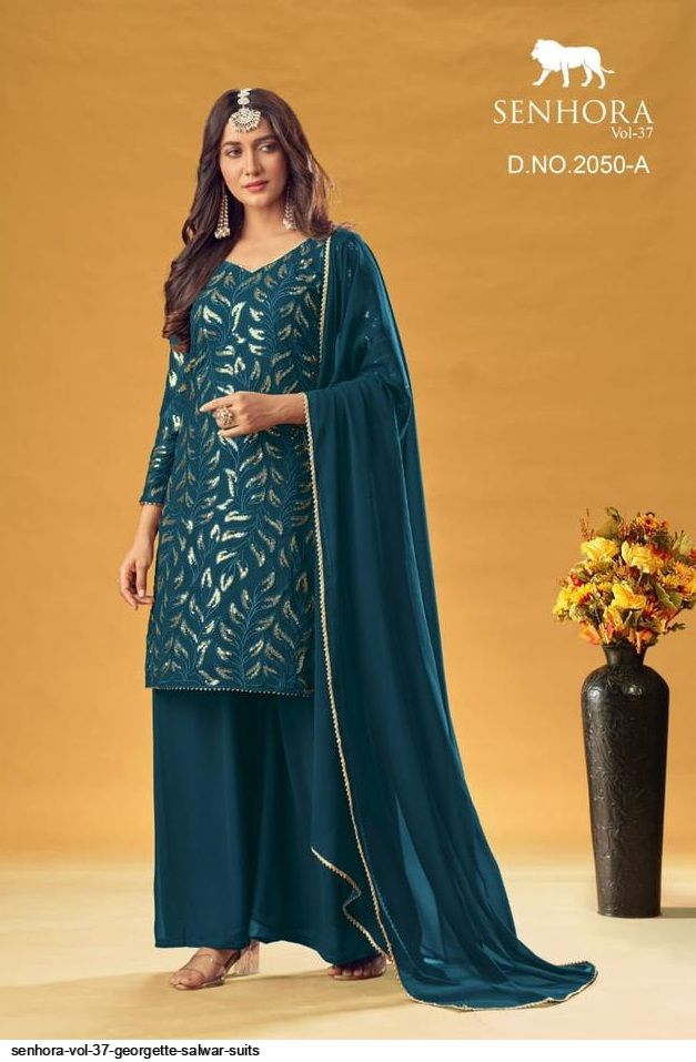 SENHORA VOL 37 GEORGETTE SALWAR SUITS Anant Tex Exports Private Limited