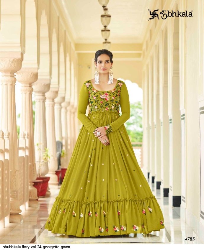 FLORY VOL. 24 DESIGNER ANARKALI GOWN Anant Tex Exports Private Limited