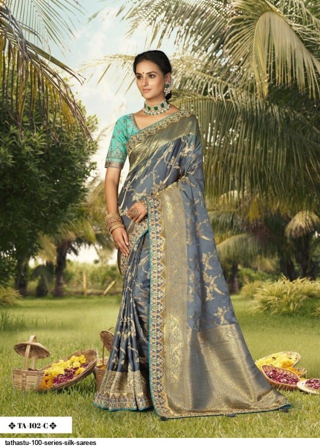 TATHASTU 100 SERIES GAJI SILK SAREE Anant Tex Exports Private Limited
