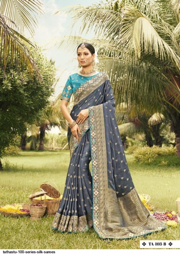 TATHASTU 100 SERIES GAJI SILK SAREE Anant Tex Exports Private Limited