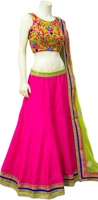 Navratri Pink Lehenga Choli Anant Tex Exports Private Limited