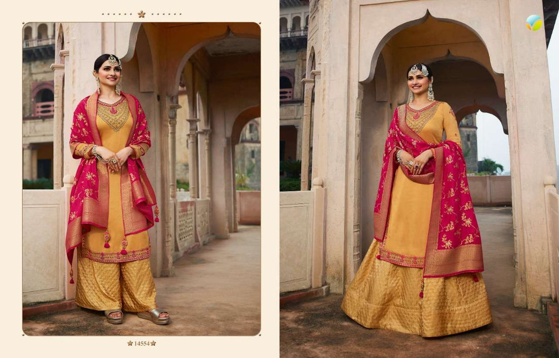 KASEESH BENCHMARK VOL-2 BY VINAY FASHION 14551 TO 14558 SERIES BEAUTIFUL STYLISH FULL STITCHED SUITS Anant Tex Exports Private Limited