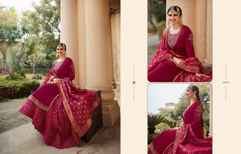 KASEESH BENCHMARK VOL-2 BY VINAY FASHION 14551 TO 14558 SERIES BEAUTIFUL STYLISH FULL STITCHED SUITS Anant Tex Exports Private Limited
